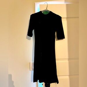 Black cotton dress